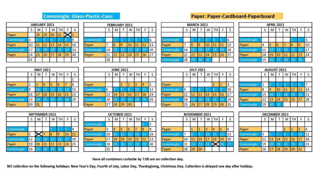 Trash and Recycling Collection Schedule in North Port, FL Eagle Trash