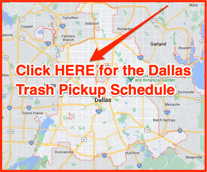 Finding Your Trash and Recycling Collection Schedule in Dallas Eagle