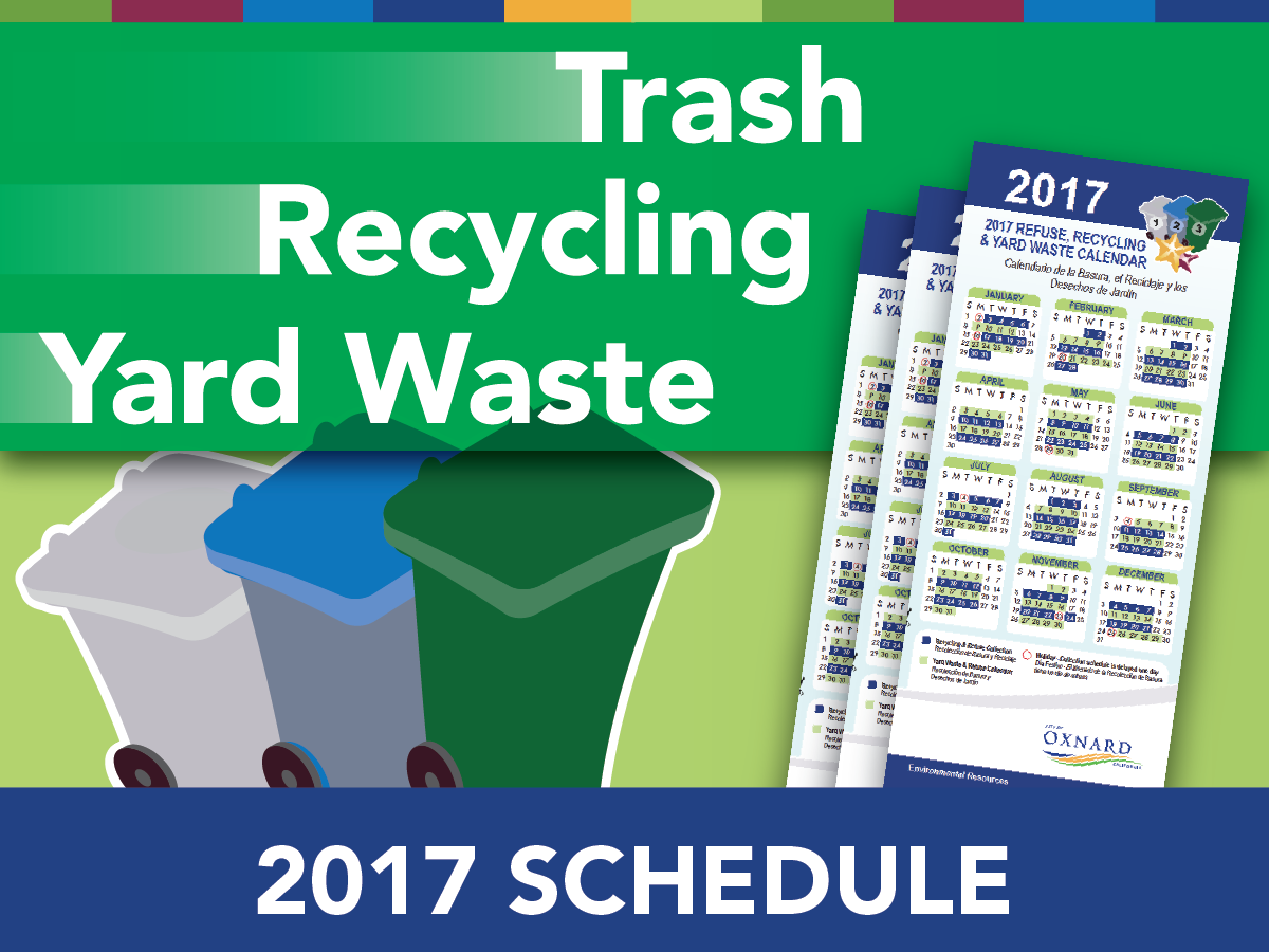 Finding Your Trash and Recycling Collection Schedule in Oxnard Eagle